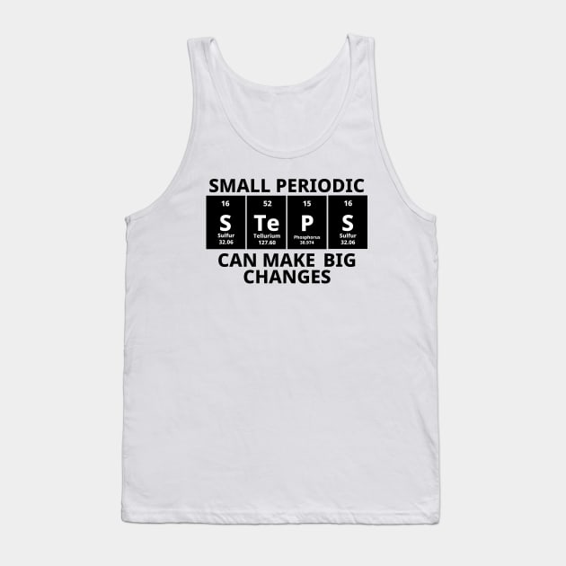 Small Periodic Steps Can Make Big Changes Tank Top by Texevod